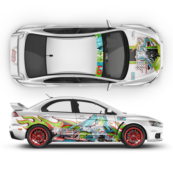 Anime ITASHA Hatsune Miku Car Wrap Door Side Fit Any Cars Vinyl graphi |  Car vinyl graphics, Car wrap, Vinyl graphics