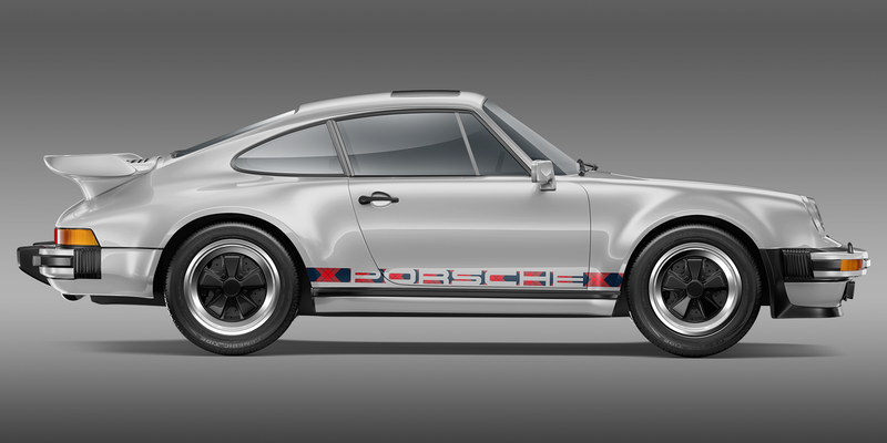 Custom Carrera Martini style RACING STRIPES, for Classic Carrera