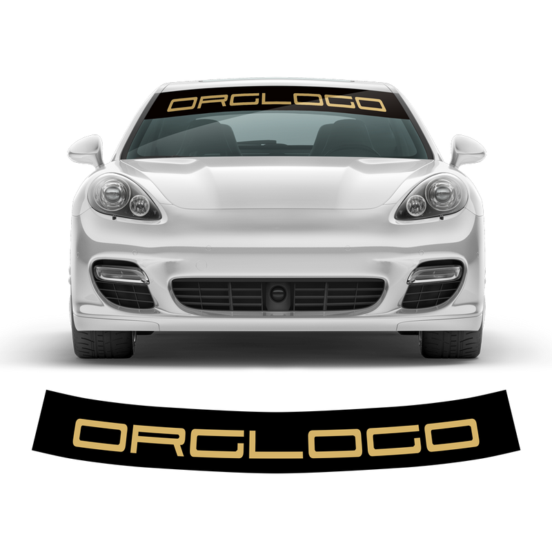 Windshield background decals, for Panamera