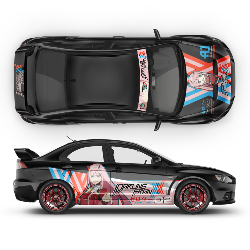 DARLING in the FRANXX , Anime Itasha Car Wrap,car Livery,The car decal –  Itasha Art